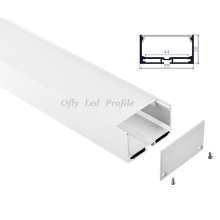 custom acrylic clear led pc linear light diffuser